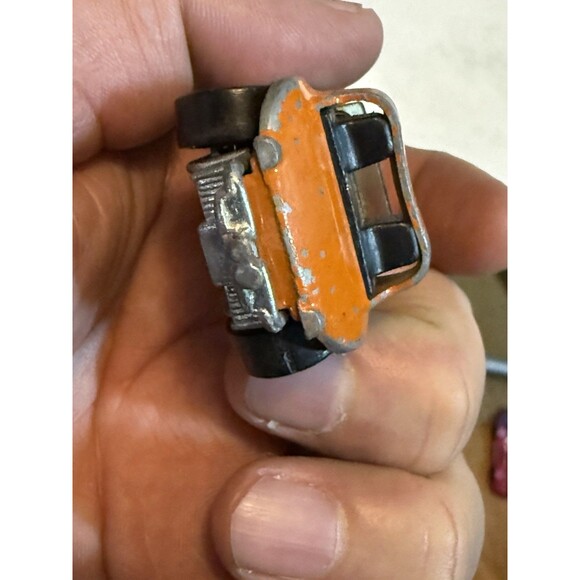 1969 MATTEL HOT WHEELS REDLINES DUNE DADDY in ORANGE Hong Kong Red Line Tires - Picture 9 of 10